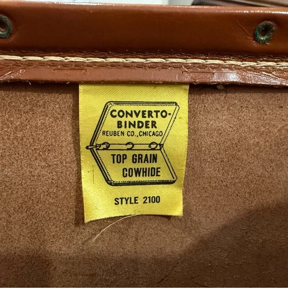 Classic Tan Leather Men's Bag - Picture 8 of 8